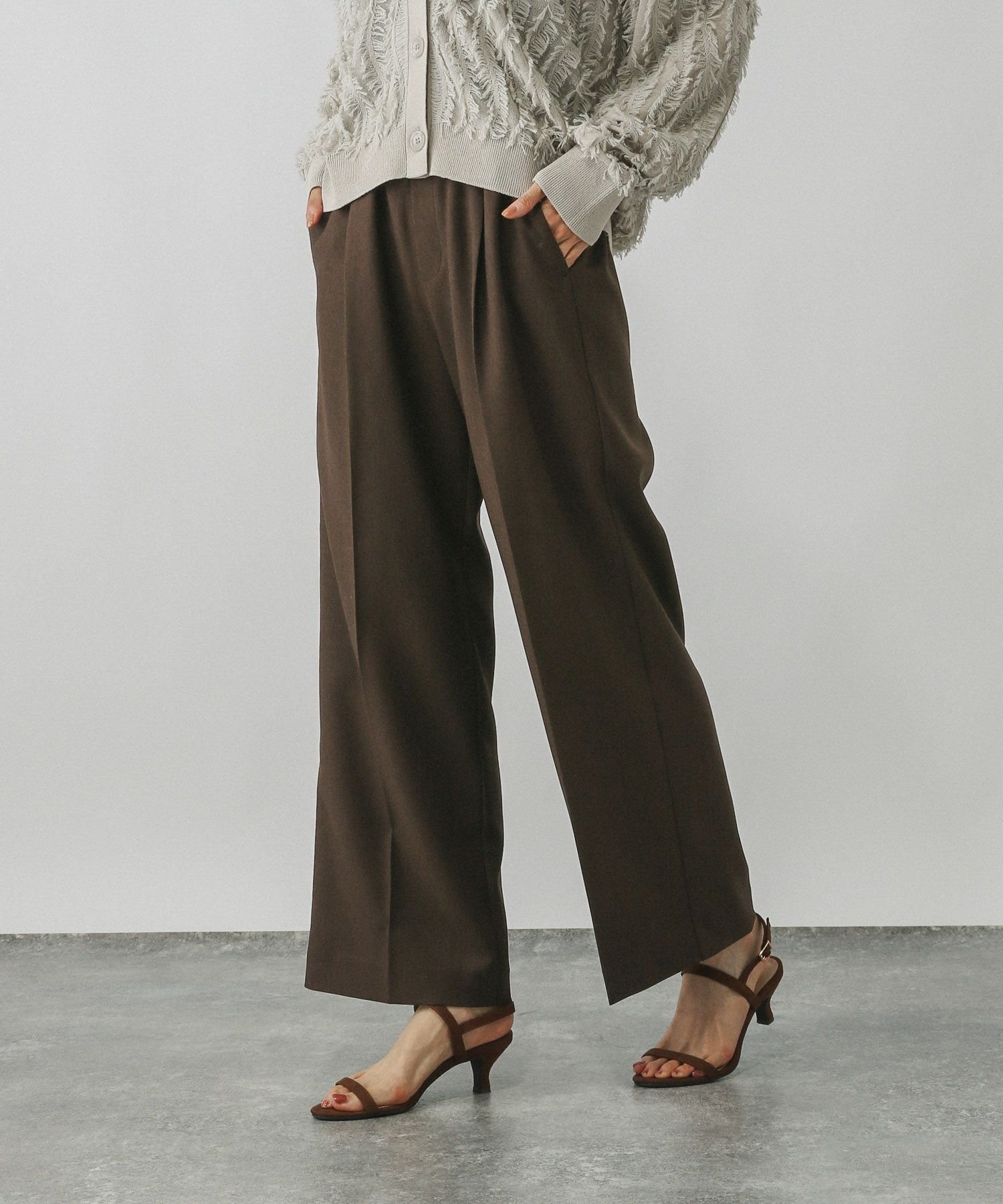 【グローバルワーク/GLOBAL WORK】の吉高由里子さん着用/スッキリイージーパンツ/571422 インテリア・キッズ・メンズ・レディースファッション・服の通販 founy(ファニー) ファッション Fashion レディースファッション Fashion for Women パンツ Pants & Trousers おすすめ Recommended / Our Picks ジャケット Jacket, Outerwear スウェット / スエット Sweatshirt, Sweatwear ストレッチ Stretch, Stretchy Fabric ストレート Straight, Straight Cut センター Center, Center Line デニム Denim, Jeans Material フロント Front, Front Design 吸水 Absorbent, Quick-Dry ブラウン58|ID: prp329100004661202 ipo3291000000033730275