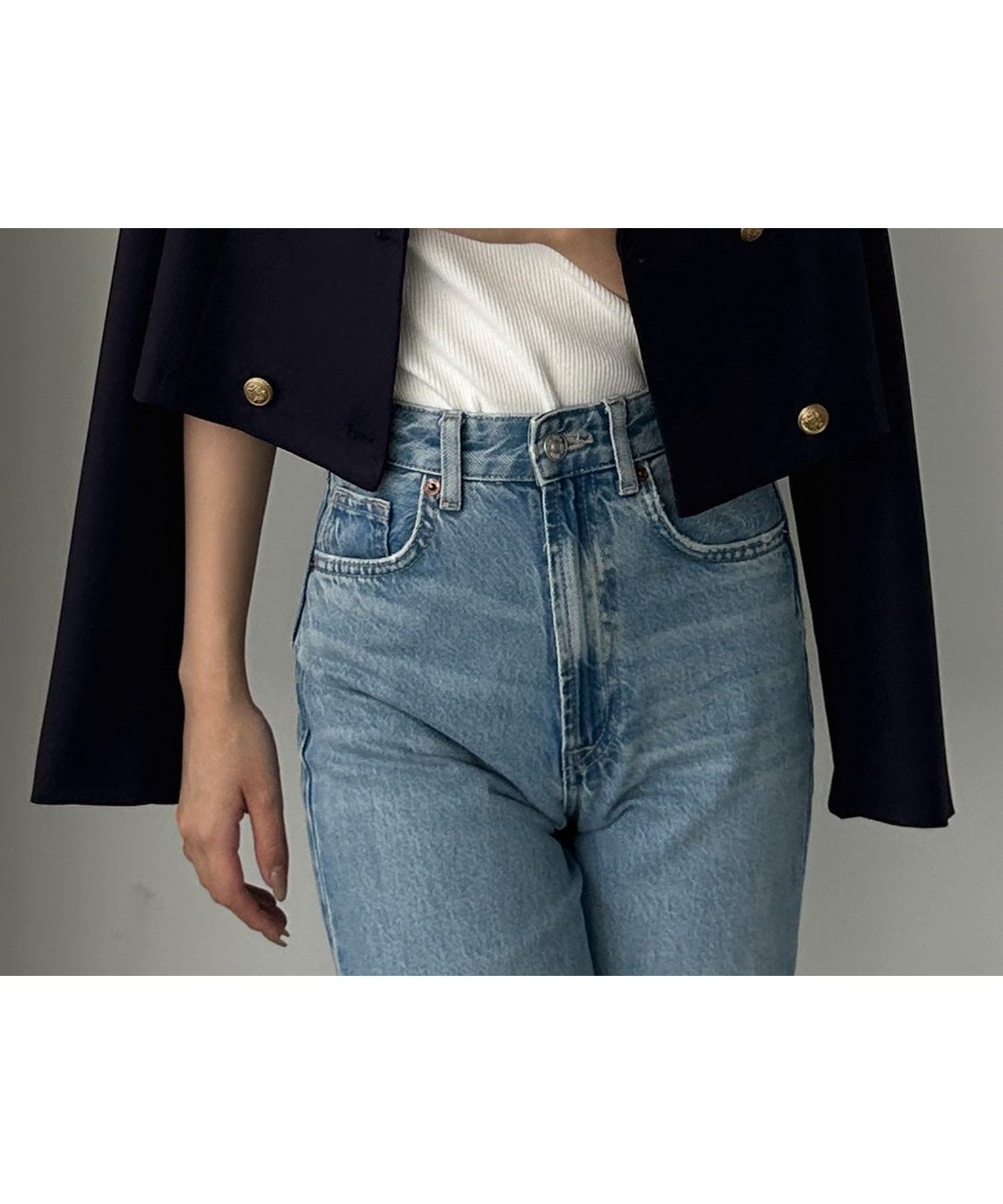 【ジュノア/JUNOAH】のルエレ 金ボタンテーラードジャケット インテリア・キッズ・メンズ・レディースファッション・服の通販 founy(ファニー) 　ファッション　Fashion　レディースファッション　Fashion for Women　アウター　Coat / Outerwear Collection　レディースジャケット・軽アウター　Jackets　テーラードジャケット / 通勤・きれいめスタイル　Tailored Jackets & Blazers　ネイビー|ID: prp329100004661217 ipo3291000000033835747