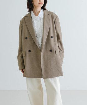 【アーバンリサーチ/URBAN RESEARCH】の『2サイズ展開』ダブルオーバーテーラードジャケット 人気、トレンドファッション・服の通販 founy(ファニー) ファッション Fashion レディースファッション Fashion for Women アウター Coat / Outerwear Collection レディースジャケット・軽アウター Jackets テーラードジャケット / 通勤・きれいめスタイル Tailored Jackets & Blazers 2025年 2025 2025春夏・S/S Spring/Summer 2025 SS25 おすすめ Recommended / Our Picks ジャケット Jacket, Outerwear スラックス Slacks, Dress Pants デニム Denim, Jeans Material ベーシック Basic, Essential ルーズ Loose, Oversized 夏 Summer 春 Spring S/S・春夏 SS, Spring/Summer, Warm Season |ID:prp329100004661233