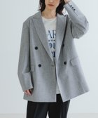 【アーバンリサーチ/URBAN RESEARCH】の『2サイズ展開』ダブルオーバーテーラードジャケット 人気、トレンドファッション・服の通販 founy(ファニー) ファッション Fashion レディースファッション Fashion for Women アウター Coat / Outerwear Collection レディースジャケット・軽アウター Jackets テーラードジャケット / 通勤・きれいめスタイル Tailored Jackets & Blazers 2025年 2025 2025春夏・S/S Spring/Summer 2025 SS25 おすすめ Recommended / Our Picks ジャケット Jacket, Outerwear スラックス Slacks, Dress Pants デニム Denim, Jeans Material ベーシック Basic, Essential ルーズ Loose, Oversized 夏 Summer 春 Spring S/S・春夏 SS, Spring/Summer, Warm Season thumbnail GRAY|ID: prp329100004661233 ipo3291000000033730397
