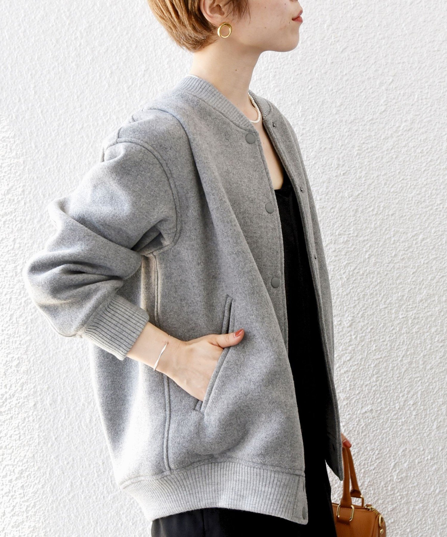 【シップス フォー ウィメン/SHIPS】の【WEB限定】SHIPS any バーシティ ジャケット 25AW インテリア・キッズ・メンズ・レディースファッション・服の通販 founy(ファニー) 　ファッション　Fashion　レディースファッション　Fashion for Women　アウター　Coat / Outerwear Collection　レディースジャケット・軽アウター　Jackets　ジャケット　Jacket, Outerwear　スウェット / スエット　Sweatshirt, Sweatwear　デニム　Denim, Jeans Material　トレンド　Trend, Trending Now　フェミニン　Feminine, Girly　おすすめ　Recommended / Our Picks　2025年　2025　2025-2026秋冬・A/W　Autumn/Winter 2025–26 AW25–26　ライトグレー|ID: prp329100004661324 ipo3291000000034815616