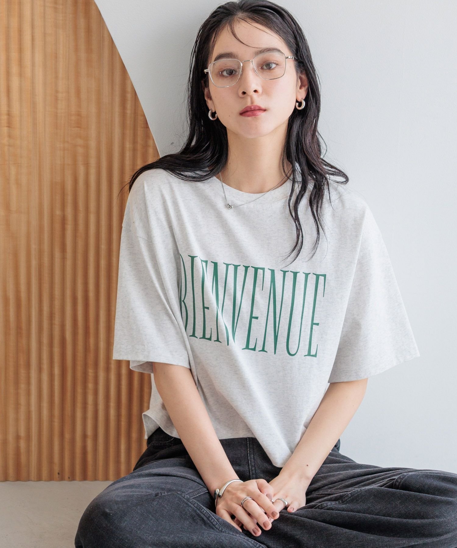 【ローリーズファーム/LOWRYS FARM】のショートロゴPTSS インテリア・キッズ・メンズ・レディースファッション・服の通販 founy(ファニー) 　ファッション　Fashion　レディースファッション　Fashion for Women　ショート　Short, Short Length　ワイド　Wide, Wide Fit　定番　Standard, Basic Item　グレー12|ID: prp329100004661326 ipo3291000000033730744