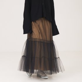 【ルージュヴィフラクレ/Rouge vif la cle】の4WAYチュールコンビスカート 人気、トレンドファッション・服の通販 founy(ファニー) ファッション Fashion レディースファッション Fashion for Women スカート Skirts ガーリー Girly, Feminine Style チュール Tulip, Tulip Motif |ID:prp329100004661336