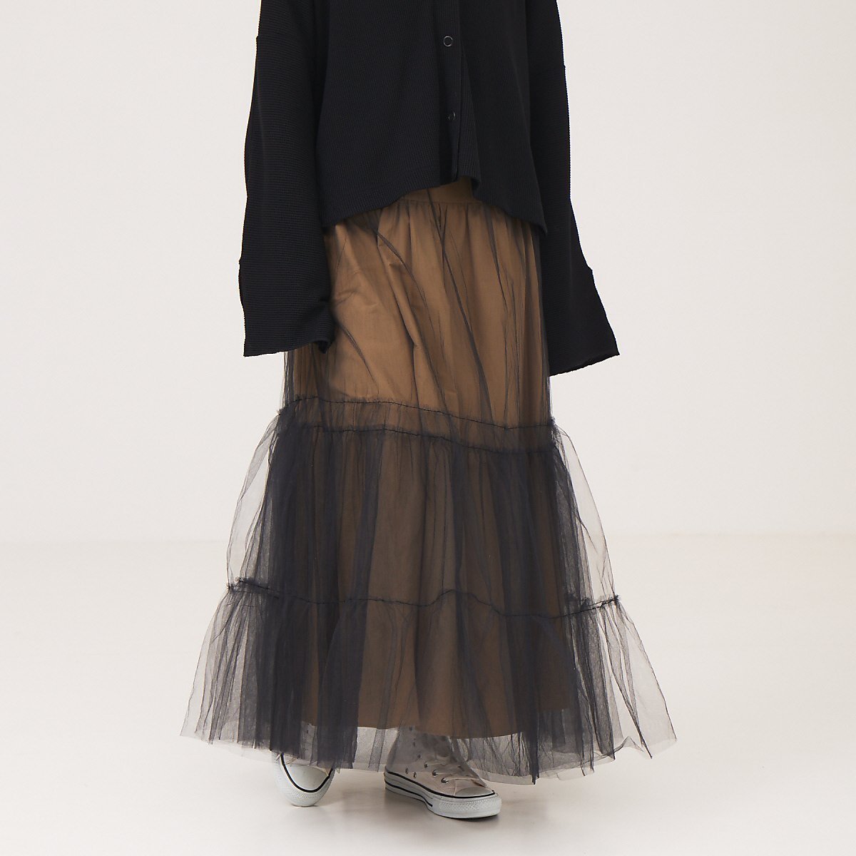 【ルージュヴィフラクレ/Rouge vif la cle】の4WAYチュールコンビスカート 人気、トレンドファッション・服の通販 founy(ファニー) 　ファッション　Fashion　レディースファッション　Fashion for Women　スカート　Skirts　ガーリー　Girly, Feminine Style　チュール　Tulip, Tulip Motif　 other-1|ID: prp329100004661336 ipo3291000000033730784