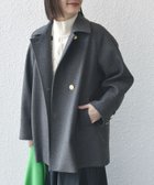 【シップス フォー ウィメン/SHIPS】の【WEB限定】 手洗い可能 ウール ライク ジャージー メルトン 2WAY Pコート 人気、トレンドファッション・服の通販 founy(ファニー) ファッション Fashion レディースファッション Fashion for Women アウター Coat / Outerwear Collection コート・ロングコート・ピーコート Long Coats, Peacoats & More Pコート Pea Coats テーラード Tailored, Tailored Fit ポケット Pocket, Pocket Detail メタル Metal, Metal Parts メルトン Melton, Heavy Wool 2025年 2025 2025-2026秋冬・A/W Autumn/Winter 2025–26 AW25–26 thumbnail チャコールグレー|ID: prp329100004661360 ipo3291000000034314462