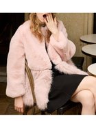【セルフォード/CELFORD】の2wayファーコート 人気、トレンドファッション・服の通販 founy(ファニー) ファッション Fashion レディースファッション Fashion for Women アウター Coat / Outerwear Collection コート・ロングコート・ピーコート Long Coats, Peacoats & More ショート Short, Short Length デニム Denim, Jeans Material フェミニン Feminine, Girly 切替 Switching, Contrast Panel thumbnail PNK[066]|ID: prp329100004661413 ipo3291000000033731068