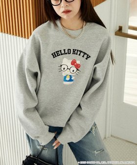 【フリークスストア/FREAK'S STORE】のHELLO KITTY/ハローキティ 眼鏡 カレッジ風スウェット 限定展開 人気、トレンドファッション・服の通販 founy(ファニー) ファッション Fashion レディースファッション Fashion for Women トップス・カットソー Cut & Sew Tops レディースパーカー・カジュアルフーディー Casual Hoodies & Sweatshirts スウェット・クルーネックトップス Sweatshirts & Crewnecks / Relaxed Fit Sweat Tops 冬 Winter / This Winter スウェット / スエット Sweatshirt, Sweatwear A/W・秋冬 Autumn/Winter |ID:prp329100004661438