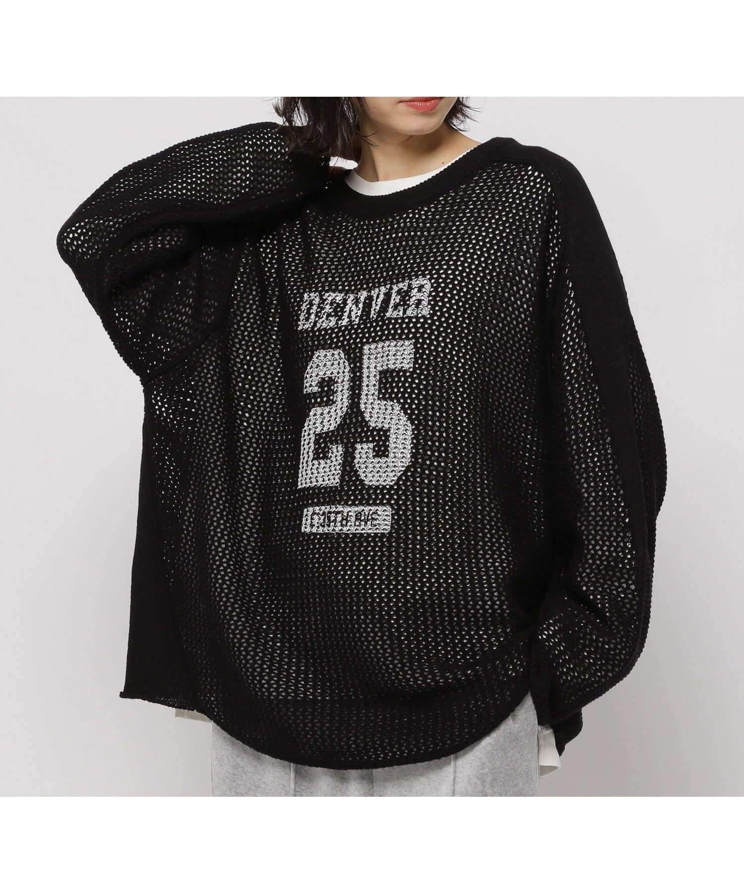 【ニコアンド/niko and】の2WAYナンバリングプルオーバー インテリア・キッズ・メンズ・レディースファッション・服の通販 founy(ファニー) 　ファッション　Fashion　レディースファッション　Fashion for Women　トップス・カットソー　Cut & Sew Tops　カジュアルプルオーバー・ニットトップス　Pullovers & Knit Tops / Casual Pullovers　おすすめ　Recommended / Our Picks　インナー　Innerwear　カットソー　Cut and Sewn Top　キャミソール　Camisole, Spaghetti Strap Top　スラックス　Slacks, Dress Pants　タンク　Tank Top, Sleeveless Top　トレンド　Trend, Trending Now　ハイネック　High Neck, Mock Neck　フロント　Front, Front Design　ミックス　Mix, Mixed Style　メッシュ　Mesh, Net Fabric　ロング　Long, Long-Length　透かし　Cut-Out, Lacework　ブラック|ID: prp329100004661504 ipo3291000000033908828