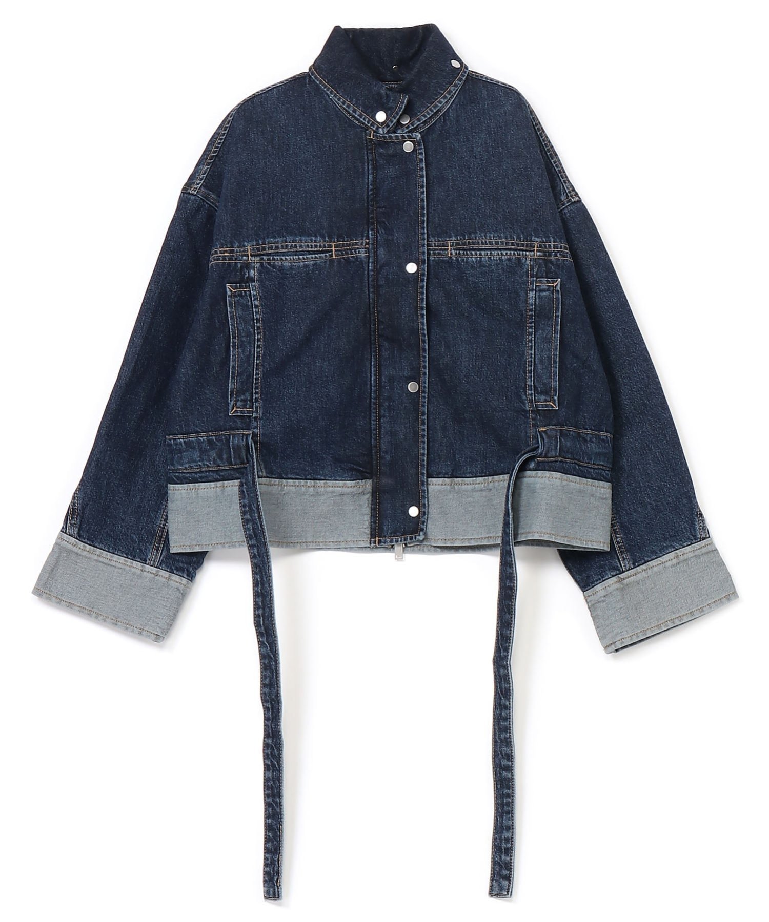 【スリーワン フィリップリム/3.1 Phillip Lim】のウエストタイ デニムジャケット 人気、トレンドファッション・服の通販 founy(ファニー) 　ファッション　Fashion　レディースファッション　Fashion for Women　アウター　Coat / Outerwear Collection　レディースジャケット・軽アウター　Jackets　デニムジャケット / カジュアルアウター　Denim Jackets　クラシック　Classic, Timeless Style　ジャケット　Jacket, Outerwear　デニム　Denim, Jeans Material　ペプラム　Peplum, Flared Hem　ロマンティック　Romantic, Feminine Style　 other-1|ID: prp329100004661536 ipo3291000000033731457