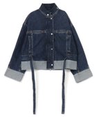 【スリーワン フィリップリム/3.1 Phillip Lim】のウエストタイ デニムジャケット 人気、トレンドファッション・服の通販 founy(ファニー) ファッション Fashion レディースファッション Fashion for Women アウター Coat / Outerwear Collection レディースジャケット・軽アウター Jackets デニムジャケット / カジュアルアウター Denim Jackets クラシック Classic, Timeless Style ジャケット Jacket, Outerwear デニム Denim, Jeans Material ペプラム Peplum, Flared Hem ロマンティック Romantic, Feminine Style thumbnail DARK INDIGO|ID: prp329100004661536 ipo3291000000033731458