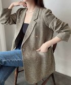 【ジュノア/JUNOAH】のMeiru ツイードテーラードジャケット 人気、トレンドファッション・服の通販 founy(ファニー) ファッション Fashion レディースファッション Fashion for Women アウター Coat / Outerwear Collection レディースジャケット・軽アウター Jackets テーラードジャケット / 通勤・きれいめスタイル Tailored Jackets & Blazers thumbnail ダークベージュ|ID: prp329100004661554 ipo3291000000033801085