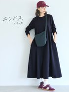 【コカ/COCA】のエンボス加工Aラインフレアワンピース 人気、トレンドファッション・服の通販 founy(ファニー) ファッション Fashion レディースファッション Fashion for Women ワンピース Dresses スウェット / スエット Sweatshirt, Sweatwear ストレッチ Stretch, Stretchy Fabric 定番 Standard, Basic Item 長袖 Long Sleeve, Full Sleeve フレア Flare, Flared ポケット Pocket, Pocket Detail リアル Real, Realistic ロング Long, Long-Length 旅行 Travel 2025年 2025 2025-2026秋冬・A/W Autumn/Winter 2025–26 AW25–26 thumbnail Navy|ID: prp329100004661689 ipo3291000000033955708