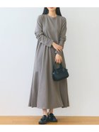 【コカ/COCA】のエンボス加工Aラインフレアワンピース 人気、トレンドファッション・服の通販 founy(ファニー) ファッション Fashion レディースファッション Fashion for Women ワンピース Dresses スウェット / スエット Sweatshirt, Sweatwear ストレッチ Stretch, Stretchy Fabric 定番 Standard, Basic Item 長袖 Long Sleeve, Full Sleeve フレア Flare, Flared ポケット Pocket, Pocket Detail リアル Real, Realistic ロング Long, Long-Length 旅行 Travel 2025年 2025 2025-2026秋冬・A/W Autumn/Winter 2025–26 AW25–26 thumbnail Dk.beige|ID: prp329100004661689 ipo3291000000033955710
