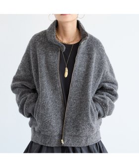 【バンヤードストーム/BARNYARDSTORM】のスタンドカラースライバーブルゾン【WEB限定サイズL】 人気、トレンドファッション・服の通販 founy(ファニー) ファッション Fashion レディースファッション Fashion for Women アウター Coat / Outerwear Collection ブルゾンジャケット・スポーティアウター Blouson Jackets カットソー Cut and Sewn Top ショート Short, Short Length スタンド Stand Collar, Upright Stand デニム Denim, Jeans Material バランス Balance, Style Balance フェミニン Feminine, Girly フレアースカート Flared Skirt, A-Line Skirt ブルゾン Blouson, Bomber Jacket ロング Long, Long-Length ワイド Wide, Wide Fit 人気 Popular, Best Seller |ID:prp329100004661714