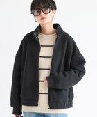 【バンヤードストーム/BARNYARDSTORM】のスタンドカラースライバーブルゾン【WEB限定サイズL】 人気、トレンドファッション・服の通販 founy(ファニー) ファッション Fashion レディースファッション Fashion for Women アウター Coat / Outerwear Collection ブルゾンジャケット・スポーティアウター Blouson Jackets カットソー Cut and Sewn Top ショート Short, Short Length スタンド Stand Collar, Upright Stand デニム Denim, Jeans Material バランス Balance, Style Balance フェミニン Feminine, Girly フレアースカート Flared Skirt, A-Line Skirt ブルゾン Blouson, Bomber Jacket ロング Long, Long-Length ワイド Wide, Wide Fit 人気 Popular, Best Seller thumbnail ブラック19|ID: prp329100004661714 ipo3291000000033882721