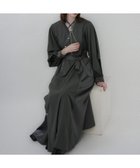 【ハレ/HARE】のJAPOMODEワンピース 人気、トレンドファッション・服の通販 founy(ファニー) ファッション Fashion レディースファッション Fashion for Women ワンピース Dresses ウェーブ Wavy Pattern サテン Satin, Glossy Fabric ショート Short, Short Length ストレート Straight, Straight Cut スリット Slit, Slit Detail フォルム Silhouette, Form メタル Metal, Metal Parts ロング Long, Long-Length ワイド Wide, Wide Fit エレガント 上品 Elegant thumbnail グレーグリーン18|ID: prp329100004661730 ipo3291000000033827912