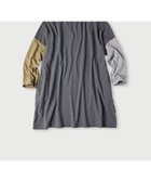 【フォーティファイブ アール/45R】のONEONE クレイジー天竺のチュニック 影色トップミックス|ID: prp329100004661734 ipo3291000000033827915