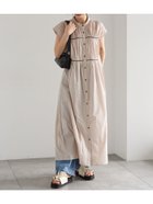 【テチチ/Te chichi】のバイカラーパイピングワンピース ベージュ|ID: prp329100004661742 ipo3291000000033827152