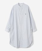 【ビショップ/Bshop】のバンドカラーシャツワンピース STRIPE WOMEN BLUE系1|ID: prp329100004661748 ipo3291000000033732144