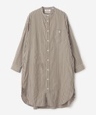 【ビショップ/Bshop】のコットン バンドカラーシャツワンピース MULTI STRIPE WOMEN BROWN系1|ID: prp329100004661749 ipo3291000000033732146