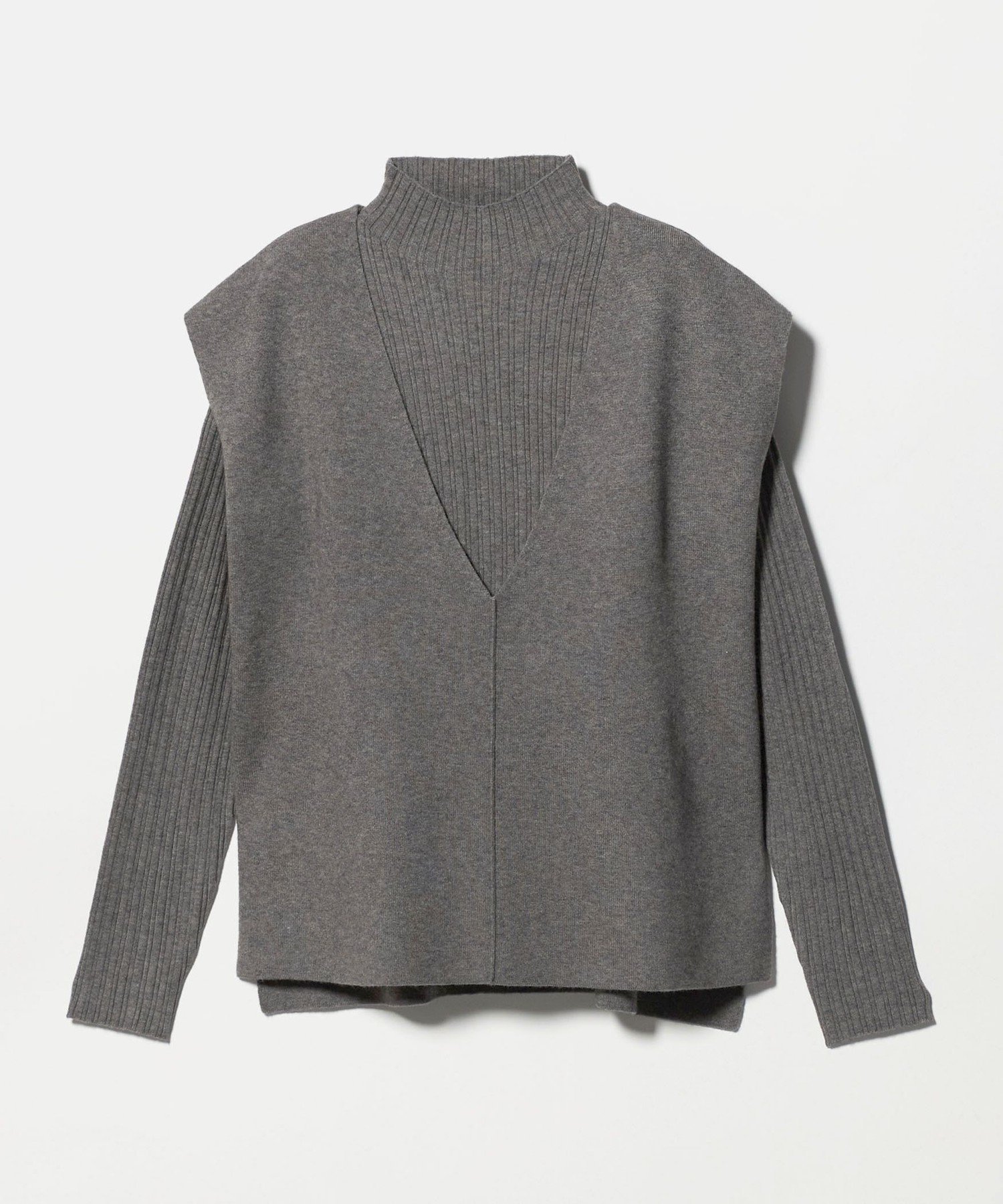 【ユナイテッドアローズ/UNITED ARROWS】のベスト+ハイネックニット -ウォッシャブル- A DAY IN THE LIFE インテリア・キッズ・メンズ・レディースファッション・服の通販 founy(ファニー) ファッション Fashion レディースファッション Fashion for Women アウター Coat / Outerwear Collection トップス・カットソー Cut & Sew Tops ニット Knit Tops & Sweaters ベスト&ジレ / 重ね着スタイル Vests & Gilets アクリル Acrylic Material アンサンブル Ensemble Set インナー Innerwear ウォッシャブル Machine Washable トレンド Trend, Trending Now ハイネック High Neck, Mock Neck バランス Balance, Style Balance フィット Fit, Slim Fit フラット Flat, Flat Shoes ベスト Vest, Waistcoat リブニット Rib Knit, Ribbed Knit アウトレット Outlet / Clearance ビジネス 仕事 通勤 Business / Work / Commuting MD.GRAY|ID: prp329100004661756 ipo3291000000034500558