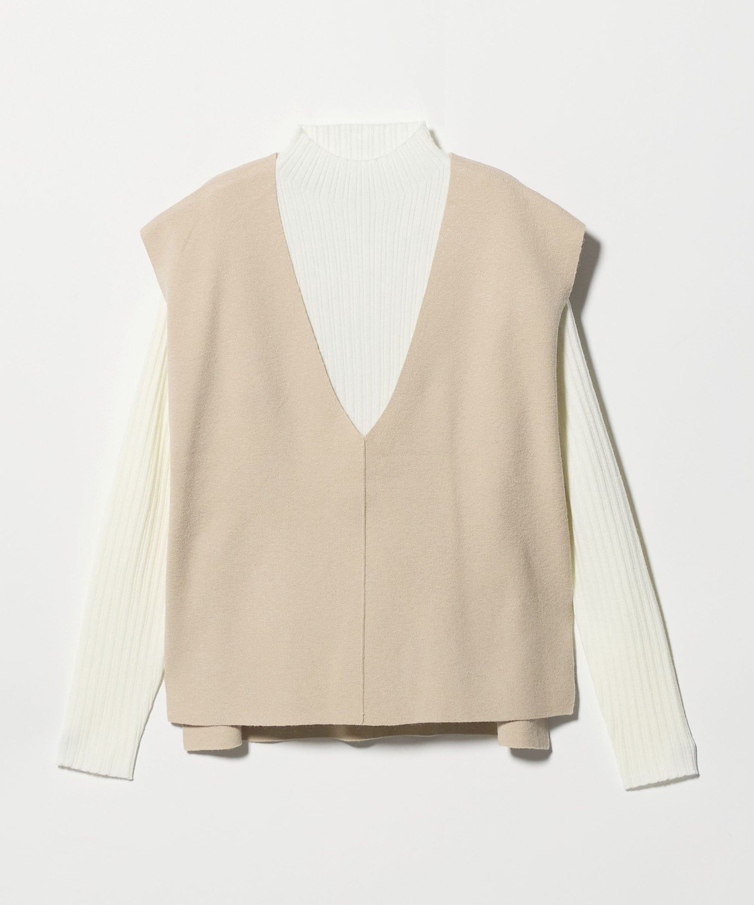 【ユナイテッドアローズ/UNITED ARROWS】のベスト+ハイネックニット -ウォッシャブル- A DAY IN THE LIFE インテリア・キッズ・メンズ・レディースファッション・服の通販 founy(ファニー) ファッション Fashion レディースファッション Fashion for Women アウター Coat / Outerwear Collection トップス・カットソー Cut & Sew Tops ニット Knit Tops & Sweaters ベスト&ジレ / 重ね着スタイル Vests & Gilets アクリル Acrylic Material アンサンブル Ensemble Set インナー Innerwear ウォッシャブル Machine Washable トレンド Trend, Trending Now ハイネック High Neck, Mock Neck バランス Balance, Style Balance フィット Fit, Slim Fit フラット Flat, Flat Shoes ベスト Vest, Waistcoat リブニット Rib Knit, Ribbed Knit アウトレット Outlet / Clearance ビジネス 仕事 通勤 Business / Work / Commuting NATURAL|ID: prp329100004661756 ipo3291000000034500560