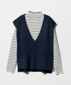 【ユナイテッドアローズ/UNITED ARROWS】のベスト+ハイネックニット -ウォッシャブル- A DAY IN THE LIFE 人気、トレンドファッション・服の通販 founy(ファニー) ファッション Fashion レディースファッション Fashion for Women アウター Coat / Outerwear Collection トップス・カットソー Cut & Sew Tops ニット Knit Tops & Sweaters ベスト&ジレ / 重ね着スタイル Vests & Gilets アクリル Acrylic Material アンサンブル Ensemble Set インナー Innerwear ウォッシャブル Machine Washable トレンド Trend, Trending Now ハイネック High Neck, Mock Neck バランス Balance, Style Balance フィット Fit, Slim Fit フラット Flat, Flat Shoes ベスト Vest, Waistcoat リブニット Rib Knit, Ribbed Knit アウトレット Outlet / Clearance ビジネス 仕事 通勤 Business / Work / Commuting thumbnail NAVY|ID: prp329100004661756 ipo3291000000034500564