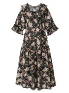 【ピンクハウス/PINK HOUSE】のパフュームプリントミディワンピース 人気、トレンドファッション・服の通販 founy(ファニー) ファッション Fashion レディースファッション Fashion for Women ワンピース Dresses エレガント 上品 Elegant 秋 Autumn クラシカル Classical, Vintage-Inspired フェミニン Feminine, Girly プリント Print, Printed Pattern ベロア Velour, Soft Velvet リボン Ribbon, Bow ローズ Rose, Rose Motif thumbnail クロ|ID: prp329100004661776 ipo3291000000033827349