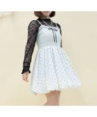 【アクシーズファム/axes femme】のバルーンキャミチュニック 人気、トレンドファッション・服の通販 founy(ファニー) ファッション Fashion レディースファッション Fashion for Women トップス・カットソー Cut & Sew Tops キャミソール&ノースリーブ Camisoles & Sleeveless Tops キャミワンピース Cami Dress, Slip Dress コレクション Collection, Seasonal Line シャーリング Shirring, Ruched チュニック Tunic, Long Top デニム Denim, Jeans Material ドット Polka Dot, Dot Pattern バルーン Balloon, Balloon Silhouette 今季 This Season, Current Season thumbnail 白|ID: prp329100004661797 ipo3291000000033732303