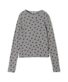 【トゥモローランド/TOMORROWLAND】のコットンモダールフライス フラワープリント ロングスリーブトップス 14 グレー系|ID: prp329100004661812 ipo3291000000033859366