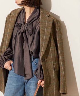 【ジャーナルスタンダード レサージュ/journal standard L'essage】の【金子綾さん着用】BRITISH WOOLチェックジャケット 人気、トレンドファッション・服の通販 founy(ファニー) ファッション Fashion レディースファッション Fashion for Women アウター Coat / Outerwear Collection レディースジャケット・軽アウター Jackets 2025年 2025 2025-2026秋冬・A/W Autumn/Winter 2025–26 AW25–26 おすすめ Recommended / Our Picks クラシカル Classical, Vintage-Inspired ジャケット Jacket, Outerwear チェック Check, Plaid, Tartan デニム Denim, Jeans Material ベスト Vest, Waistcoat エレガント 上品 Elegant |ID:prp329100004661822
