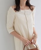 【アンドミー/andme】の楊柳 配色メロー ホルターネック 半袖 ワンピース 人気、トレンドファッション・服の通販 founy(ファニー) ファッション Fashion レディースファッション Fashion for Women ワンピース Dresses カットソー Cut and Sewn Top スリット Slit, Slit Detail フィット Fit, Slim Fit 半袖 Short Sleeve, Half Sleeve 楽ちん Easy Fit, Comfortable thumbnail エクリュ|ID: prp329100004661839 ipo3291000000033732438