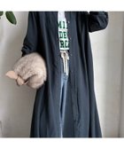 【ドゥドゥ/DouDou】のリヨセルツイルロングシャツワンピース チャコールグレー|ID: prp329100004661860 ipo3291000000033732513