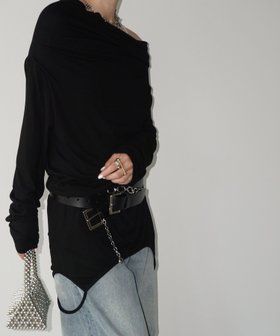 【チュクラ/chuclla】のマルチWayワンピース CHYOUW25a001 人気、トレンドファッション・服の通販 founy(ファニー) ファッション Fashion レディースファッション Fashion for Women ワンピース Dresses カットソー Cut and Sewn Top キャミソール Camisole, Spaghetti Strap Top フロント Front, Front Design 長袖 Long Sleeve, Full Sleeve |ID:prp329100004661874
