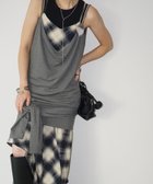 【チュクラ/chuclla】のマルチWayワンピース CHYOUW25a001 人気、トレンドファッション・服の通販 founy(ファニー) ファッション Fashion レディースファッション Fashion for Women ワンピース Dresses カットソー Cut and Sewn Top キャミソール Camisole, Spaghetti Strap Top フロント Front, Front Design 長袖 Long Sleeve, Full Sleeve thumbnail ダークグレー|ID: prp329100004661874 ipo3291000000033827800