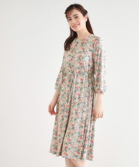 【ローラアシュレイ/LAURA ASHLEY】の【洗える/ジャージ素材/同柄アイテムあり】ロミリー柄 ワンピース 人気、トレンドファッション・服の通販 founy(ファニー) ファッション Fashion レディースファッション Fashion for Women ワンピース Dresses ポケット Pocket, Pocket Detail リボン Ribbon, Bow エレガント 上品 Elegant 洗える Machine Washable |ID:prp329100004661926