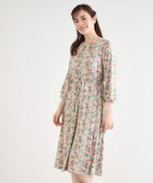 【ローラアシュレイ/LAURA ASHLEY】の【洗える/ジャージ素材/同柄アイテムあり】ロミリー柄 ワンピース 人気、トレンドファッション・服の通販 founy(ファニー) ファッション Fashion レディースファッション Fashion for Women ワンピース Dresses ポケット Pocket, Pocket Detail リボン Ribbon, Bow エレガント 上品 Elegant 洗える Machine Washable thumbnail ベージュ|ID: prp329100004661926 ipo3291000000033828078