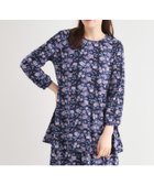 【ローラアシュレイ/LAURA ASHLEY】の【洗える/ジャージ素材/同柄アイテムあり】ロミリー柄 チュニック ネイビー|ID: prp329100004661929 ipo3291000000033828096