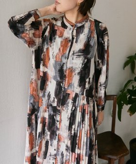 【イア パピヨネ/ear PAPILLONNER】の長袖斜めプリーツワンピース【SUM1 STYLE(スミ スタイル)】 人気、トレンドファッション・服の通販 founy(ファニー) ファッション Fashion レディースファッション Fashion for Women ワンピース Dresses ウェーブ Wavy Pattern くるぶし Ankle-Length シンプル Simple, Minimal ジャケット Jacket, Outerwear 長袖 Long Sleeve, Full Sleeve プリーツ Pleats, Pleated ベスト Vest, Waistcoat ポケット Pocket, Pocket Detail 羽織 Haori, Light Jacket おすすめ Recommended / Our Picks |ID:prp329100004661935