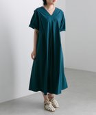 【イア パピヨネ/ear PAPILLONNER】のNEW前後ワンピース【SUM1 STYLE(スミスタイル)】 人気、トレンドファッション・服の通販 founy(ファニー) ファッション Fashion レディースファッション Fashion for Women ワンピース Dresses エレガント 上品 Elegant センター Center, Center Line ポケット Pocket, Pocket Detail ラウンド Round, Round Neck thumbnail グリーン|ID: prp329100004661946 ipo3291000000033828158