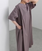 【イア パピヨネ/ear PAPILLONNER】のNEW前後ワンピース【SUM1 STYLE(スミスタイル)】 人気、トレンドファッション・服の通販 founy(ファニー) ファッション Fashion レディースファッション Fashion for Women ワンピース Dresses エレガント 上品 Elegant センター Center, Center Line ポケット Pocket, Pocket Detail ラウンド Round, Round Neck thumbnail パープル|ID: prp329100004661946 ipo3291000000033828163