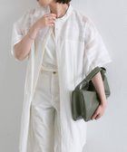 【イア パピヨネ/ear PAPILLONNER】のシアーチェック切替チュニックOP【SUM1 STYLE】 ホワイト|ID: prp329100004661969 ipo3291000000033828190