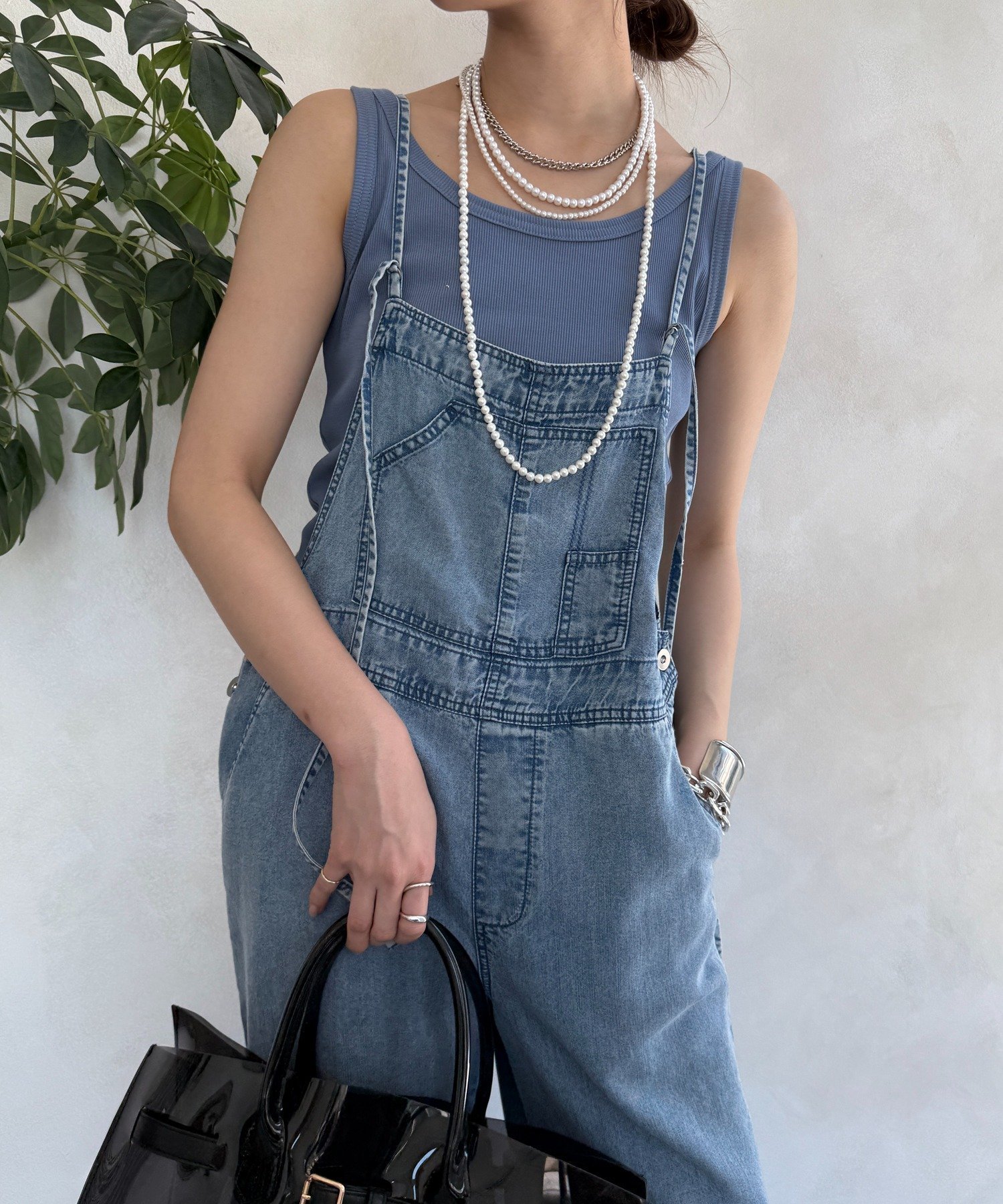 【ドゥドゥ/DouDou】の【新色追加】リブタンク インテリア・キッズ・メンズ・レディースファッション・服の通販 founy(ファニー) 　ファッション　Fashion　レディースファッション　Fashion for Women　アクセサリー　Fashion Accessories　インナー　Innerwear　カーディガン　Cardigan, Knitwear　ジャケット　Jacket, Outerwear　雑誌　Magazine, Fashion Magazine　デコルテ　Décolleté, Neckline　デニム　Denim, Jeans Material　ネックレス　Necklace, Pendant Necklace　フィット　Fit, Slim Fit　ベーシック　Basic, Essential　リラックス　Relax, Relaxed Fit　ワイド　Wide, Wide Fit　S/S・春夏　SS, Spring/Summer, Warm Season　再入荷　Restock / Back in Stock　夏　Summer　2025年　2025　2025春夏・S/S　Spring/Summer 2025 SS25　ブルー|ID: prp329100004662006 ipo3291000000033733149