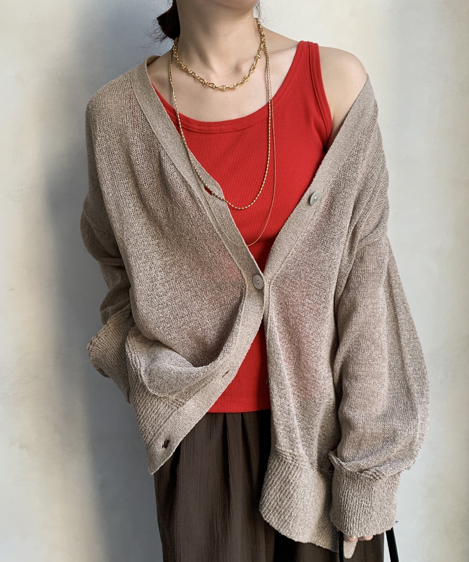 【ドゥドゥ/DouDou】の【新色追加】リブタンク インテリア・キッズ・メンズ・レディースファッション・服の通販 founy(ファニー) 　ファッション　Fashion　レディースファッション　Fashion for Women　アクセサリー　Fashion Accessories　インナー　Innerwear　カーディガン　Cardigan, Knitwear　ジャケット　Jacket, Outerwear　雑誌　Magazine, Fashion Magazine　デコルテ　Décolleté, Neckline　デニム　Denim, Jeans Material　ネックレス　Necklace, Pendant Necklace　フィット　Fit, Slim Fit　ベーシック　Basic, Essential　リラックス　Relax, Relaxed Fit　ワイド　Wide, Wide Fit　S/S・春夏　SS, Spring/Summer, Warm Season　再入荷　Restock / Back in Stock　夏　Summer　2025年　2025　2025春夏・S/S　Spring/Summer 2025 SS25　レッド|ID: prp329100004662006 ipo3291000000033733152