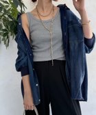 【ドゥドゥ/DouDou】の【新色追加】リブタンク 人気、トレンドファッション・服の通販 founy(ファニー) ファッション Fashion レディースファッション Fashion for Women アクセサリー Fashion Accessories インナー Innerwear カーディガン Cardigan, Knitwear ジャケット Jacket, Outerwear 雑誌 Magazine, Fashion Magazine デコルテ Décolleté, Neckline デニム Denim, Jeans Material ネックレス Necklace, Pendant Necklace フィット Fit, Slim Fit ベーシック Basic, Essential リラックス Relax, Relaxed Fit ワイド Wide, Wide Fit S/S・春夏 SS, Spring/Summer, Warm Season 再入荷 Restock / Back in Stock 夏 Summer 2025年 2025 2025春夏・S/S Spring/Summer 2025 SS25 thumbnail グレー|ID: prp329100004662006 ipo3291000000033733154