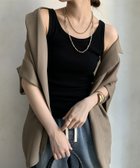 【ドゥドゥ/DouDou】の【新色追加】リブタンク 人気、トレンドファッション・服の通販 founy(ファニー) ファッション Fashion レディースファッション Fashion for Women アクセサリー Fashion Accessories インナー Innerwear カーディガン Cardigan, Knitwear ジャケット Jacket, Outerwear 雑誌 Magazine, Fashion Magazine デコルテ Décolleté, Neckline デニム Denim, Jeans Material ネックレス Necklace, Pendant Necklace フィット Fit, Slim Fit ベーシック Basic, Essential リラックス Relax, Relaxed Fit ワイド Wide, Wide Fit S/S・春夏 SS, Spring/Summer, Warm Season 再入荷 Restock / Back in Stock 夏 Summer 2025年 2025 2025春夏・S/S Spring/Summer 2025 SS25 thumbnail ブラック|ID: prp329100004662006 ipo3291000000033733156