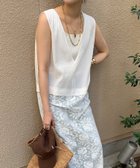 【ドゥドゥ/DouDou】のラッセルレースドッキングワンピース オフホワイト|ID: prp329100004662029 ipo3291000000033733241