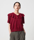【ビューティ&ユース ユナイテッドアローズ/BEAUTY&YOUTH / UNITED ARROWS】の【WEB限定】フリルカラー ニットプルオーバー -ウォッシャブル- RED|ID: prp329100004662064 ipo3291000000033891515