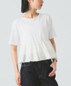 【ビームス ウイメン/BEAMS】の【秋色/Aライン/デザインT/きれいめ】ティアード キリカエ クルーネック Tシャツ 25AW 人気、トレンドファッション・服の通販 founy(ファニー) ファッション Fashion レディースファッション Fashion for Women トップス・カットソー Cut & Sew Tops シャツ・ブラウス・オフィスカジュアル Elegant Blouses & Button-Ups ロングTシャツ・Tシャツ Longline T-Shirts & Tees アクセサリー Fashion Accessories オケージョン Occasion Wear ギャザー Gathered, Ruffled ティアード Tiered, Tiered Style フィット Fit, Slim Fit おすすめ Recommended / Our Picks 2025年 2025 2025-2026秋冬・A/W Autumn/Winter 2025–26 AW25–26 thumbnail WHITE|ID: prp329100004662072 ipo3291000000033846681