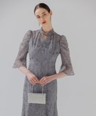 【その他のブランド/Other】のLEJA/スパンコール花柄パフスリーブマーメイドワンピースドレス結婚式レディース GRAY|ID: prp329100004662110 ipo3291000000033733555